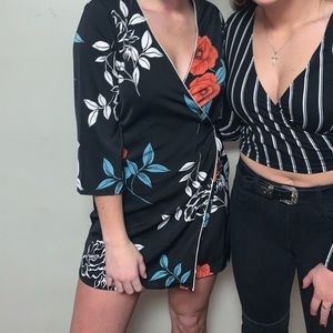 Forever 21 mini wrap dress